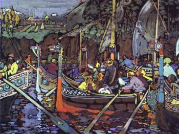 Wassily Kandinsky : Volga Song